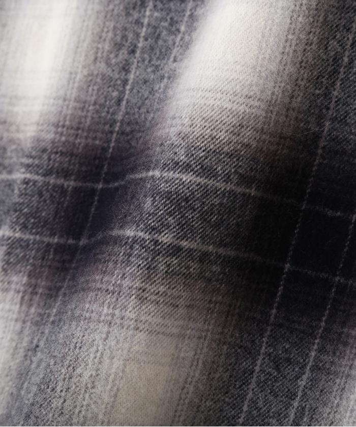 OMBRE CHECK FLANNEL LS SHIRT/オンブレチェック フランネル