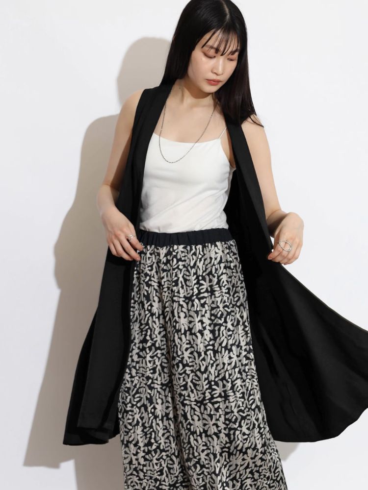 【YAMADAYA】RADIATEフロントファスナーロングジレ YAMADAYA】RADIATEフロントファスナーロングジレ