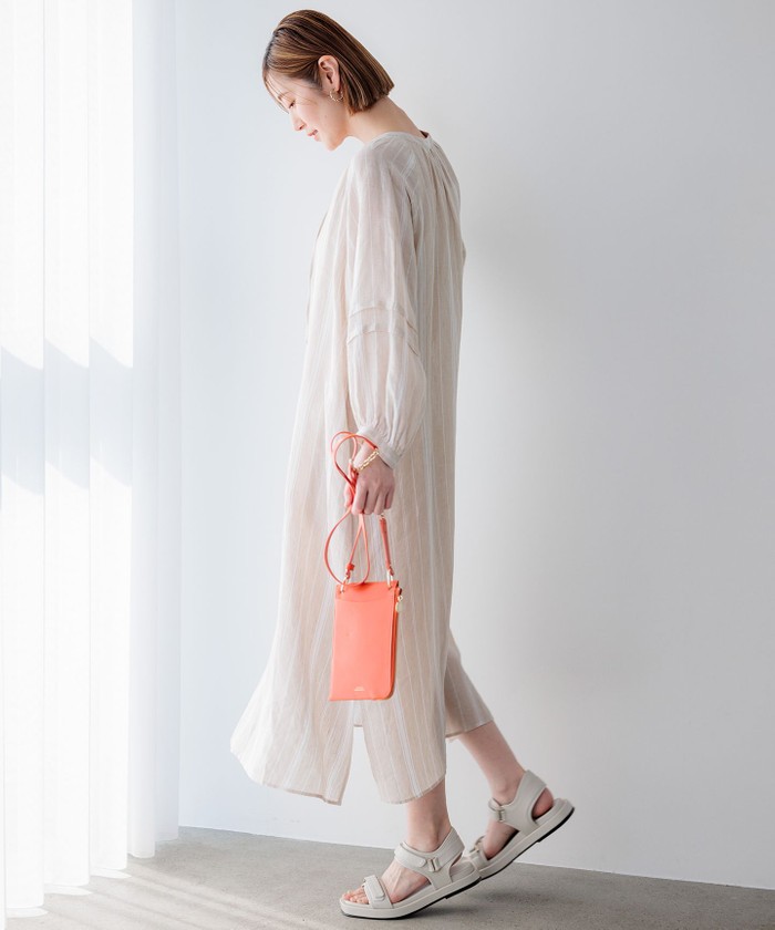 セール 40%OFF】【洗える】LIBECO カフタン ワンピース