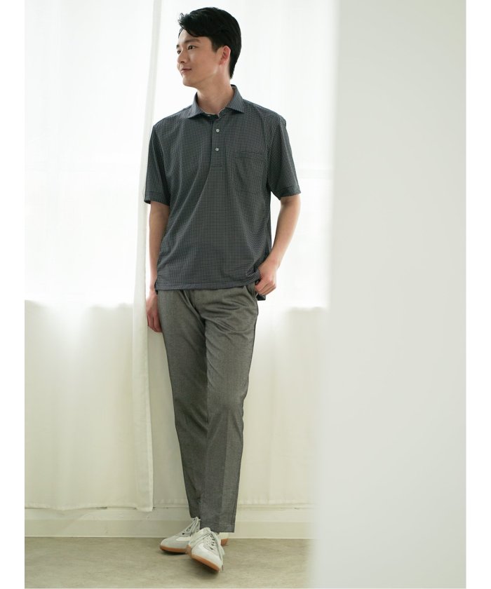 Cross Sportswear クロス ポロシャツ メンズ タグ付き 新品 タカキュー TAKA－Q Biz クールパス カッタウェイ半袖 ビズポロ
