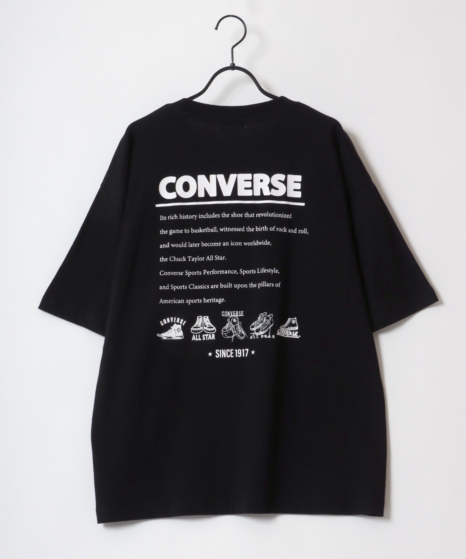 コンバース CONVERSE アイコン シューズイラスト バックプリント