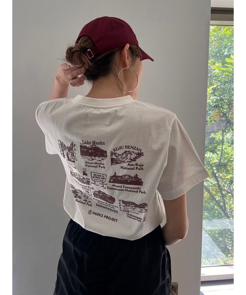 売れ筋商品|||パークスプロジェクト カットソー トップス レディース Joshua Tree Trip Boxy T-Shirt - Women's Natural パークスプロジェクト レディース Tシャツ トップス Joshua Tree