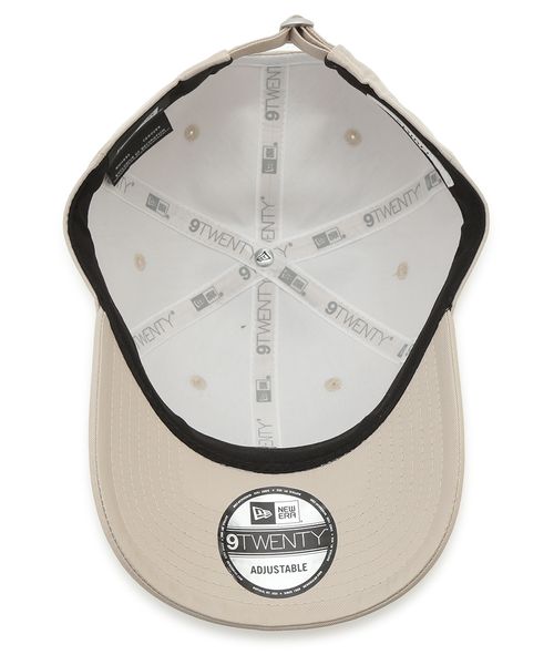 ★【SNIDEL|NEW ERA】エンブレムキャップ★ベージュ SNIDEL|NEW ERA®】コラボエンブレムキャップ(帽子