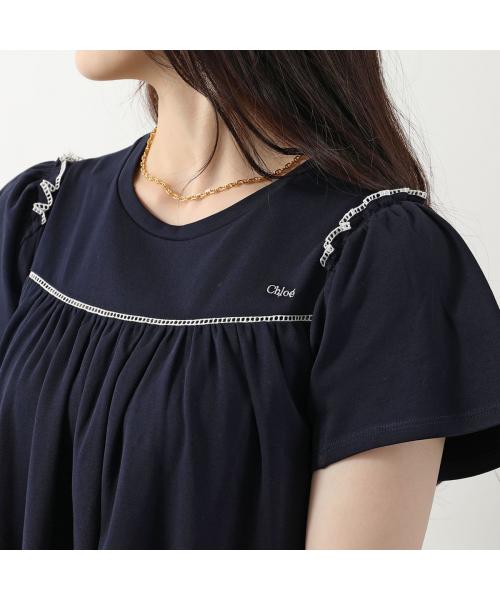 セール】クロエ Chloe Chloe KIDS ワンピース C20071 半袖 ロゴ