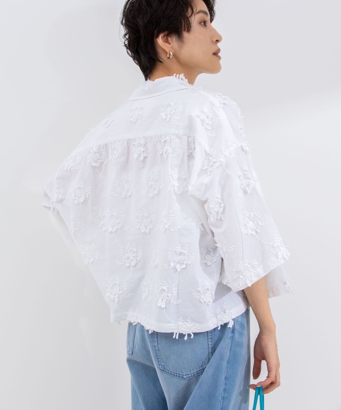 crinkle ブラウス シャツ 「crinkle crinkle（クリンクル