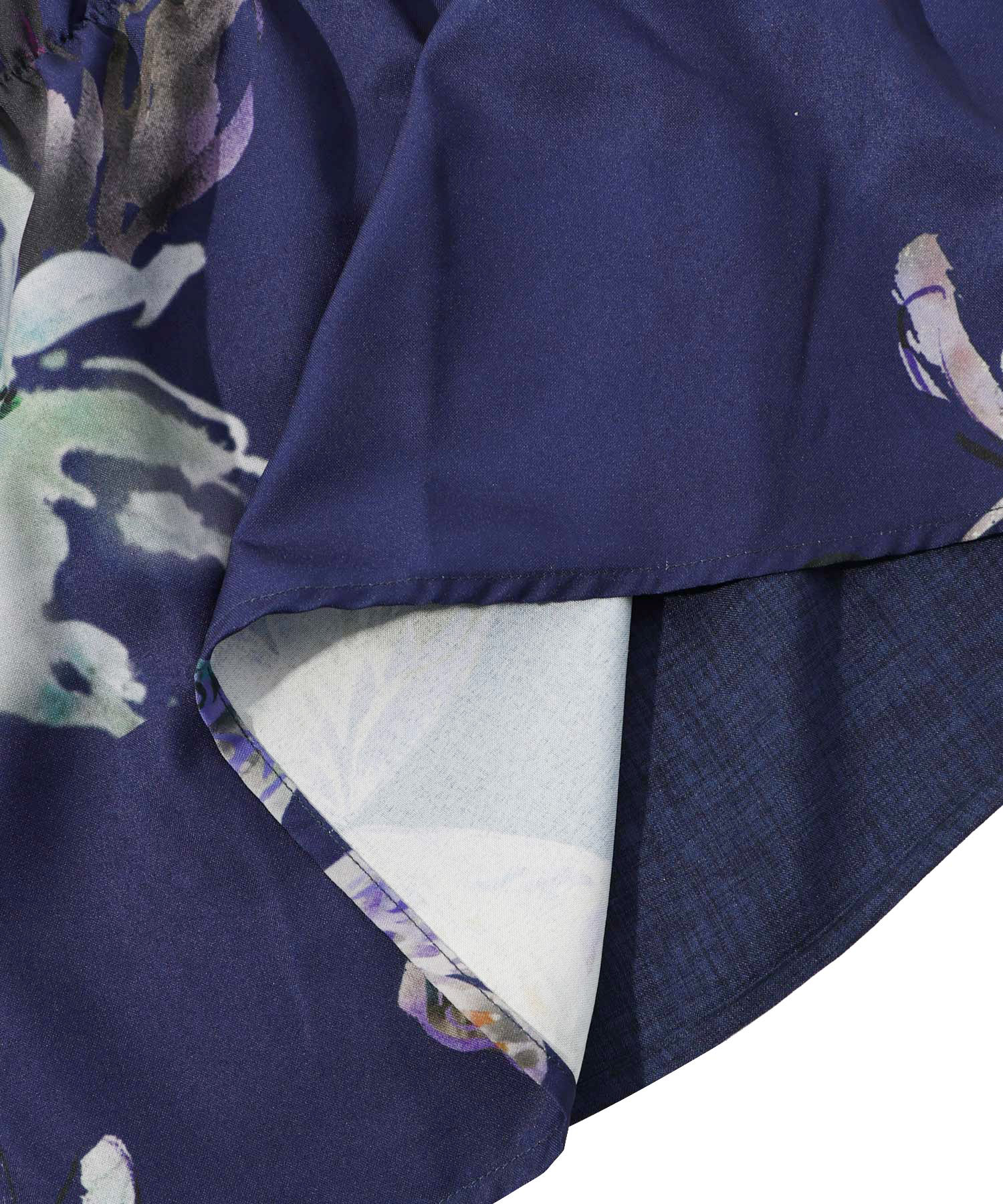 iS ScoLar　グラデーション花柄 シャーリングワンピース　タグ付き クーポン】【セール 40%OFF】スカラー ScoLar グラデーション花