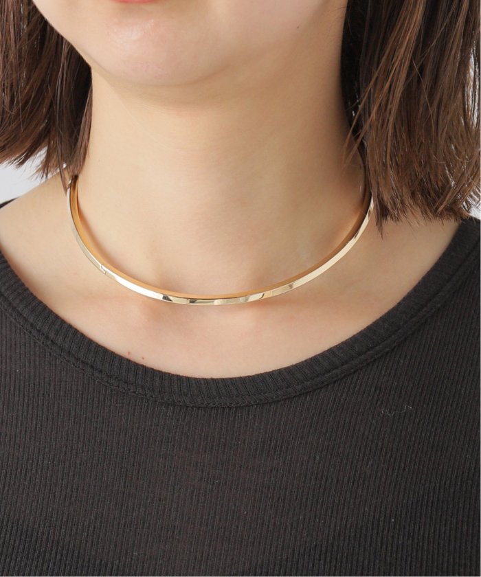 Eddie Borgo リンクチェーンネックレス、ゴールドメッキ