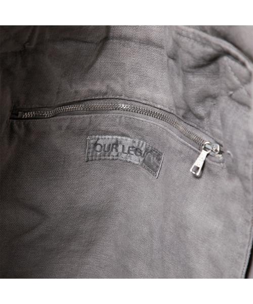 Our Legacy トートバッグ オリーブ Our Legacy - Aviation Tote Olive Dense Sateen