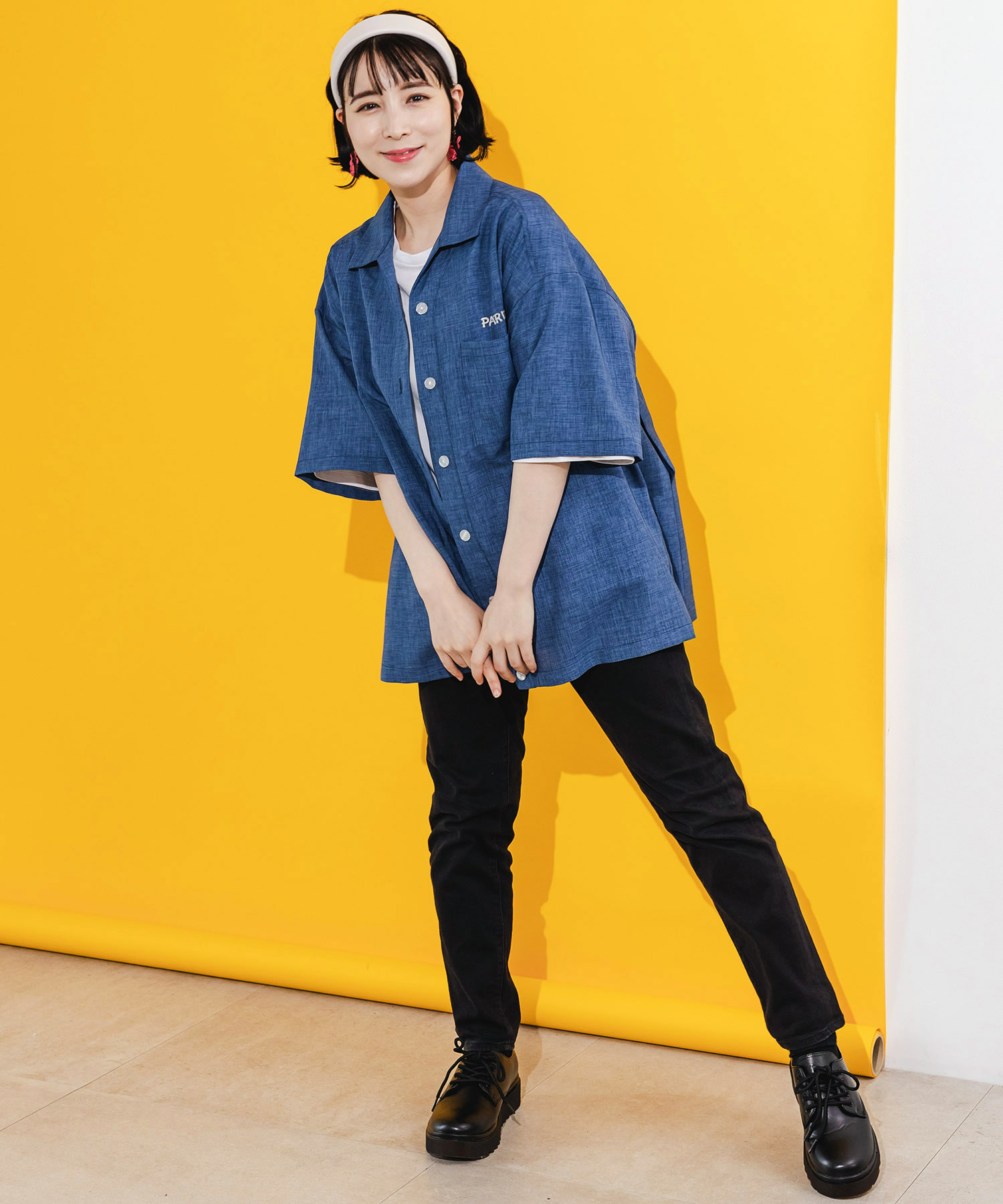 セール 50%OFF】スカラー ScoLar PARITY CLUBのボーリングシャツ