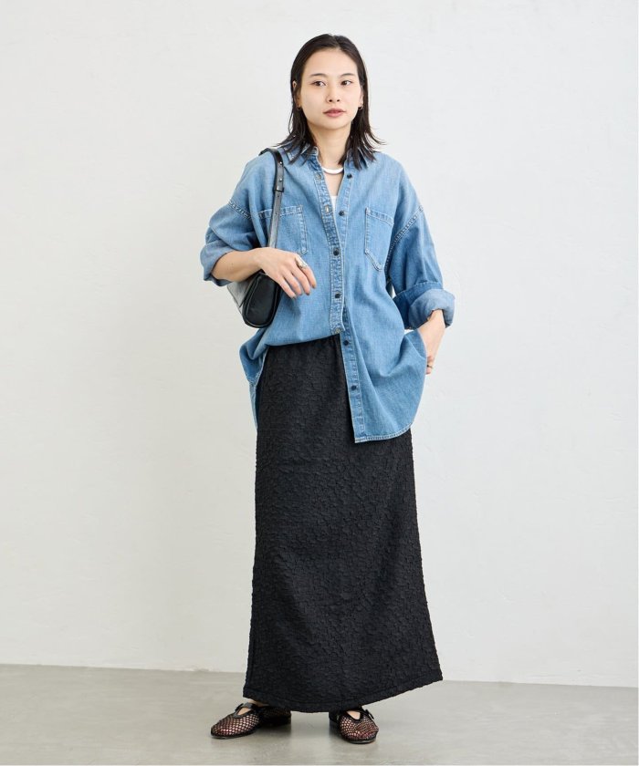 セール 30%OFF】シャーリングタイトスカート(506100225