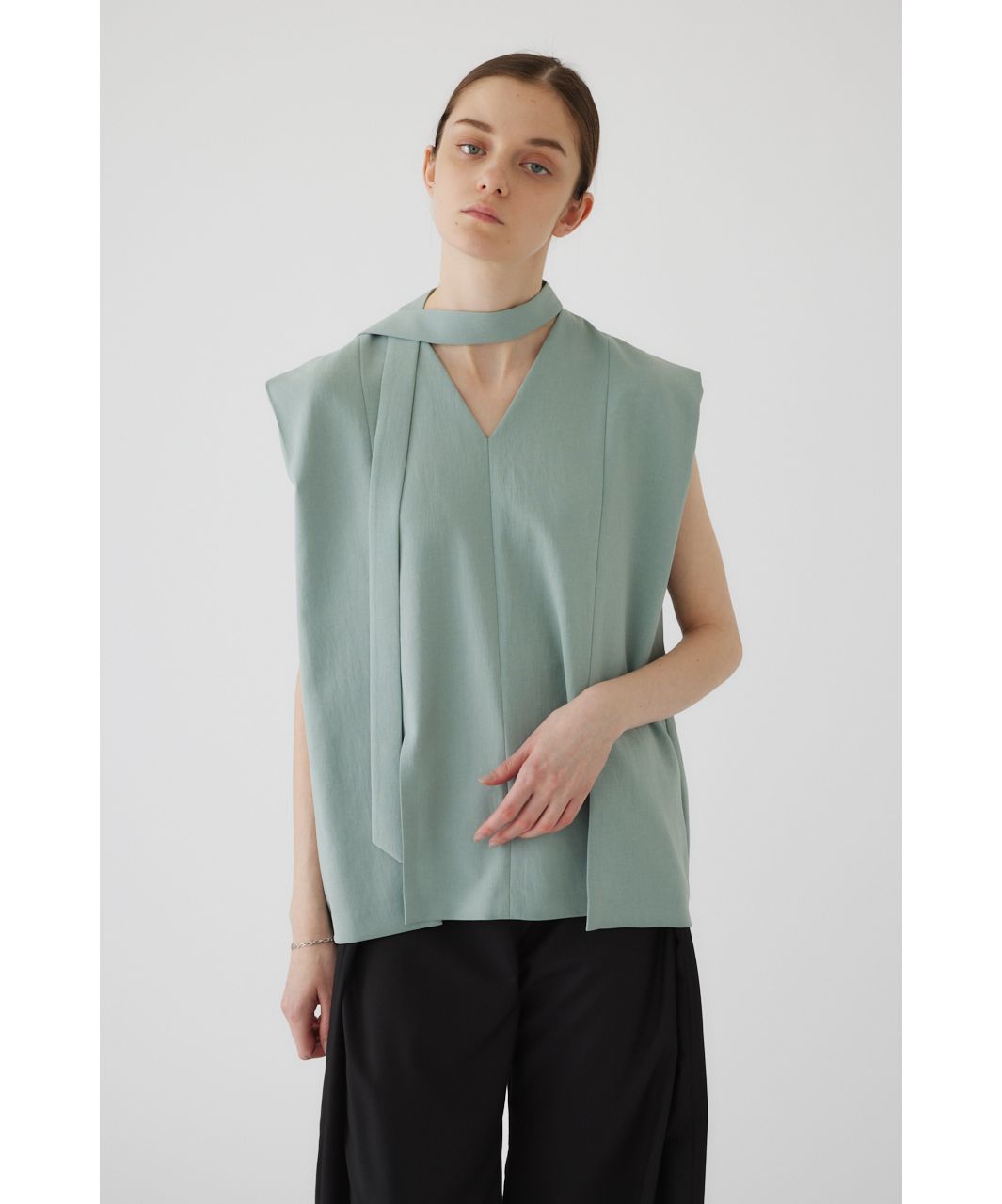 Square silhouette tie tops(506100394) | リムアーク(RIM.ARK Square silhouette tie tops(506100394) | リムアーク(RIM.ARK