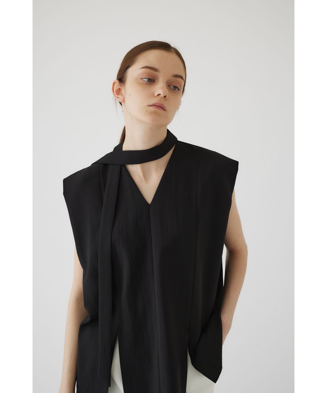 Square silhouette tie tops(506100394) | リムアーク(RIM.ARK Square silhouette tie tops(506100394) | リムアーク(RIM.ARK