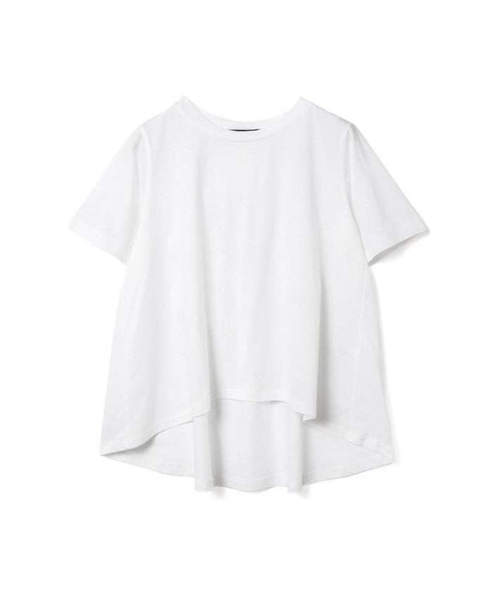 タグ付き・未使用　mizuiro ind　クルーネックフレアT セール 10%OFF】mizuiro ind クルーネックフレアT(506100877