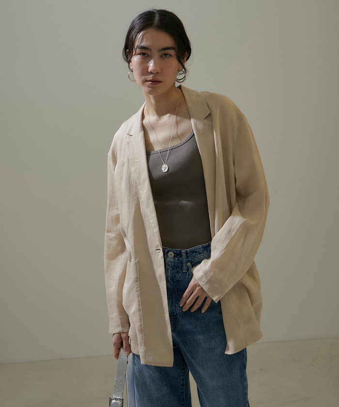 SALON adam et rope'｜【WEB限定】シアーハーフスリーブ