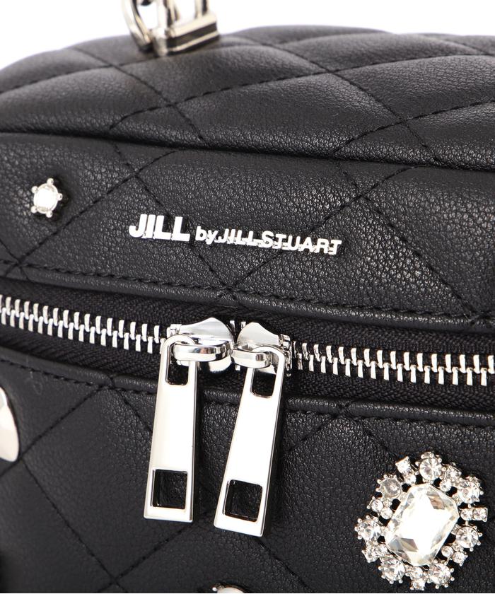JILL by JILLSTUART ミニバニティバッグ ブラック ブローチ