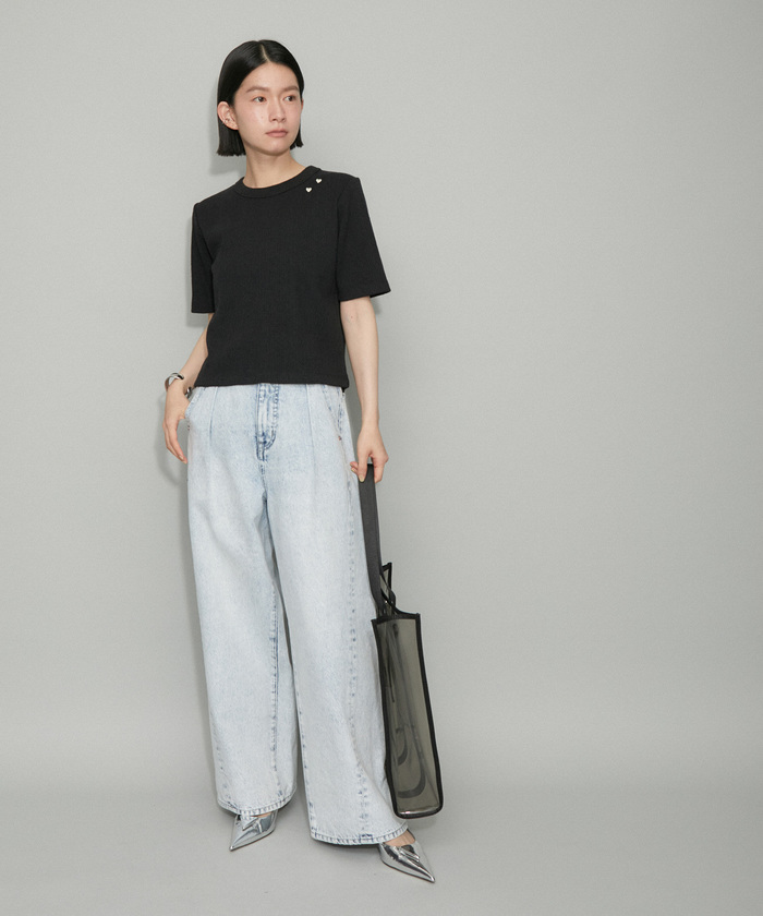 一部WEB限定サイズ・洗える】ディープライズワイドデニム