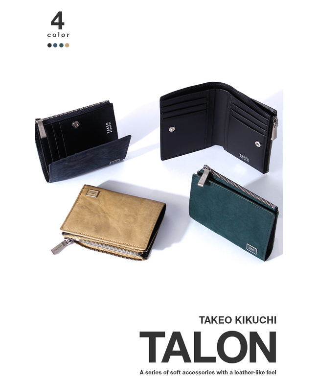 タケオキクチ TAKEO KIKUCHI タケオキクチ 財布 二つ折り財布