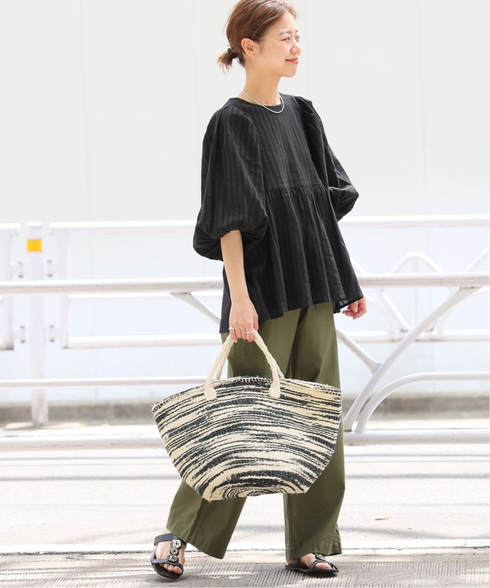 新品　JOURNAL STANDARD relume ドビーパフスリーブブラウス JOURNAL STANDARD relume｜《追加》ドビーパフスリーブブラウス