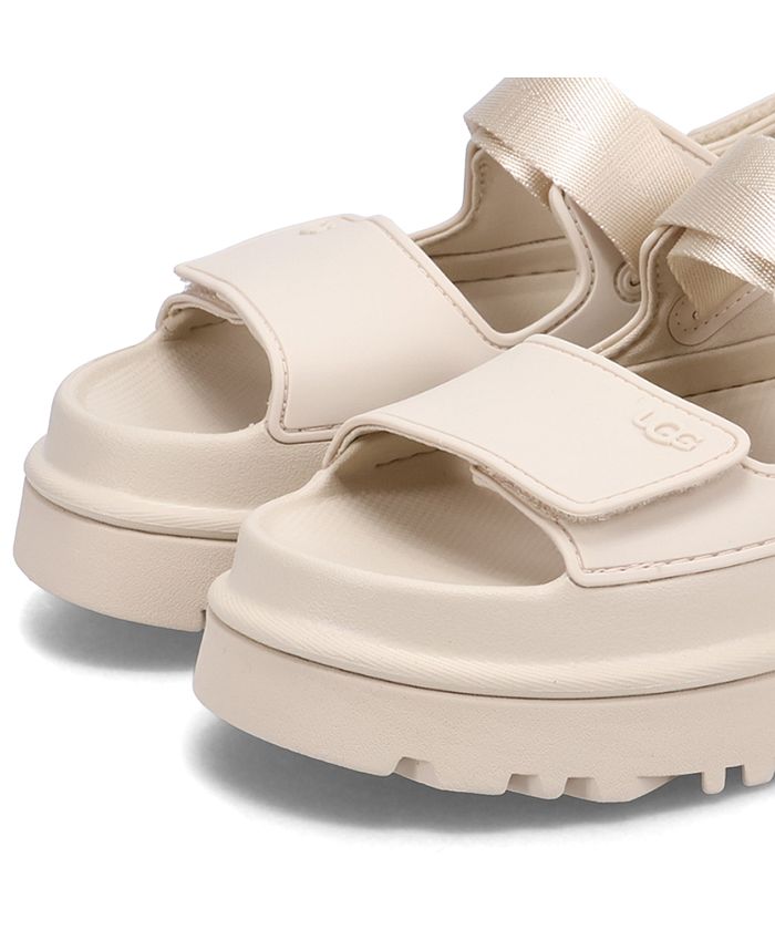 UGG サンダル 24/ベージュ/ホワイト レディース - 靴