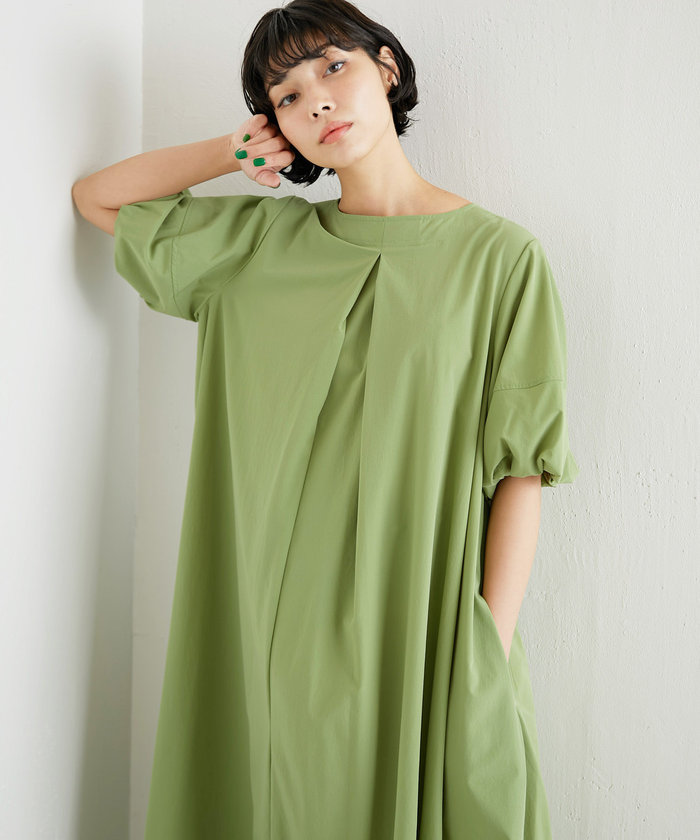ear PAPILLONNER【SUM1 STYLE】ボリューム袖ワンピース ear PAPILLONNER（イアパピヨネ）の「”SUM1 STYLE(スミ スタイル