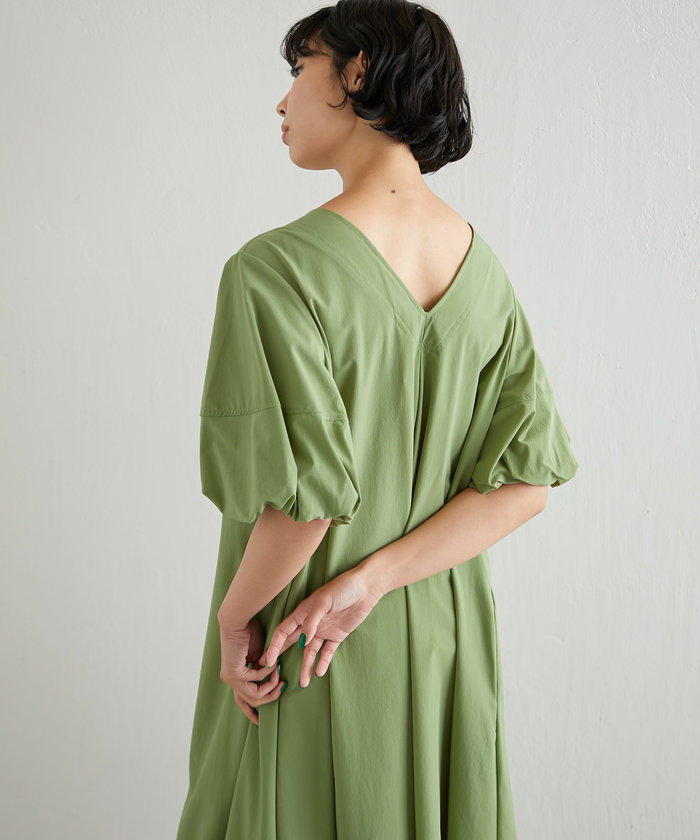 ear PAPILLONNER【SUM1 STYLE】ボリューム袖ワンピース セール 55%OFF】【ear PAPILLONNER】ボリューム袖ワンピース