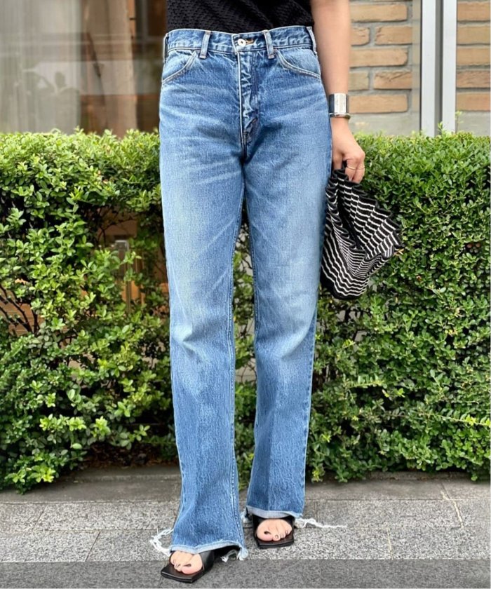 追加2》【INSCRIRE /アンスクリア】002 Flare Denim：デニム