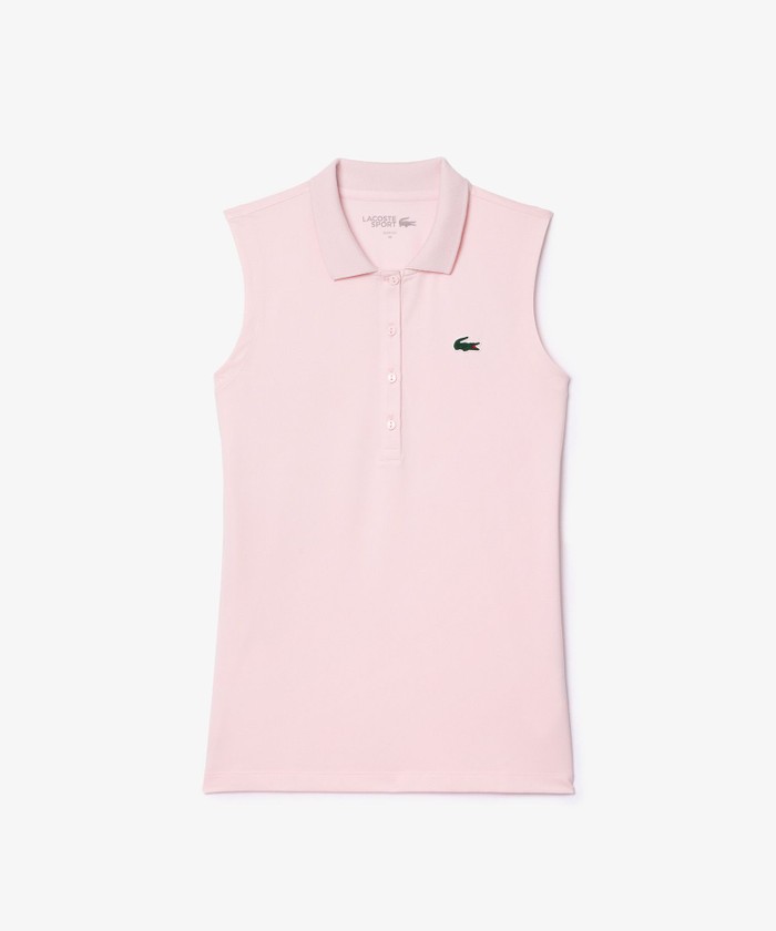 Lacoste ノースリーブポロシャツ ピンク ラコステ LACOSTE ノースリーブポロシャツ （ピンクベージュ