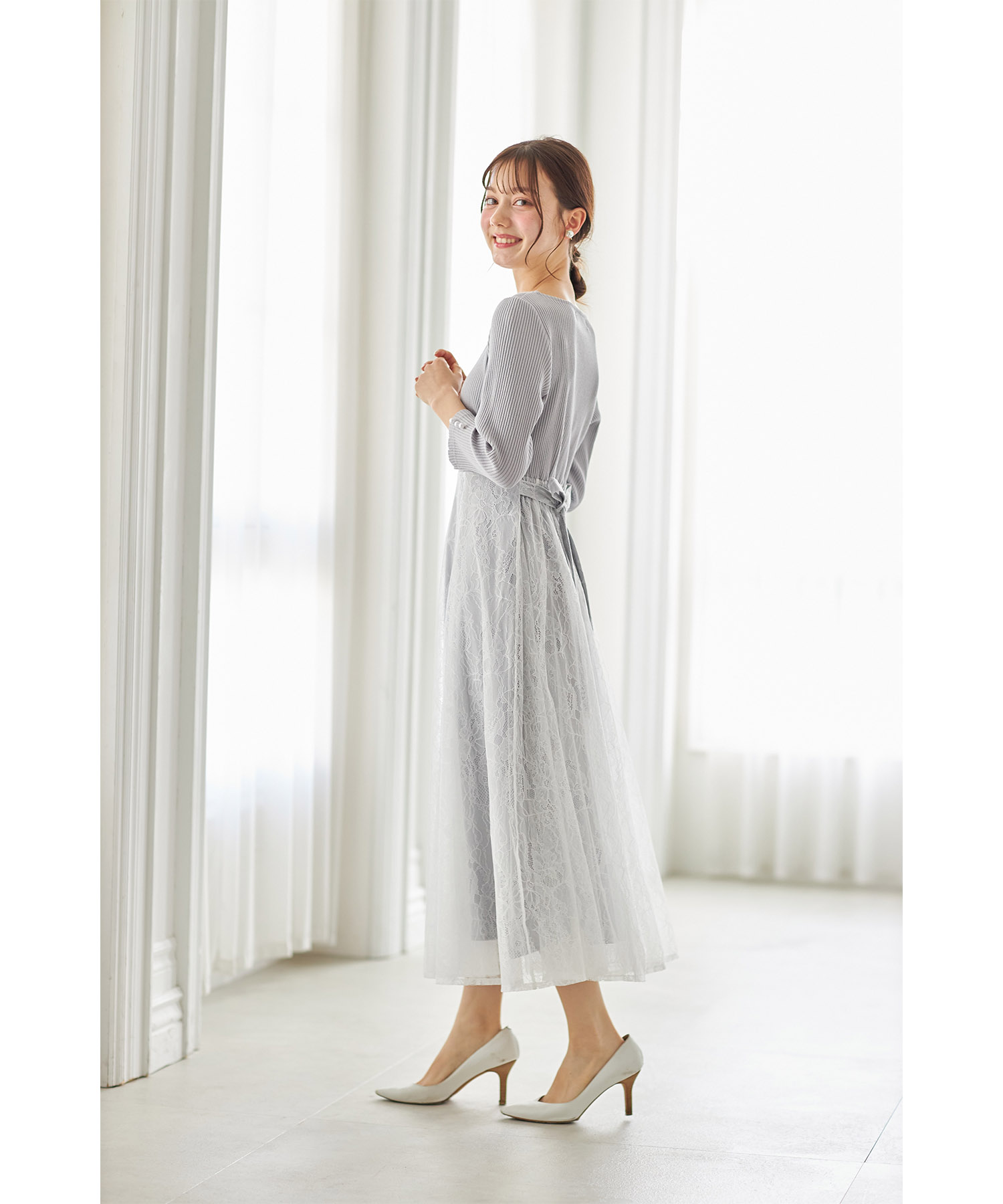 EVIA BOW DRESS GOTS / コンゲススロイド ドレス ワンピース