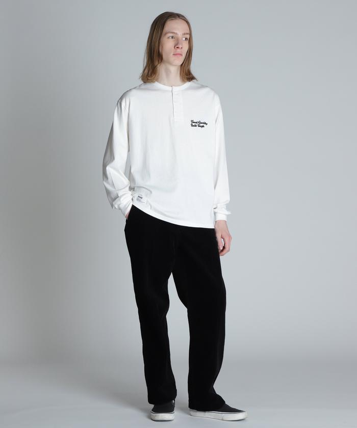 HENLEY EMB. FINEST QUALITY BUILD  TOUGH／ヘンリーネック ロン ショット Schott HENLEY EMB. FINEST QUALITY BUILD TOUGH
