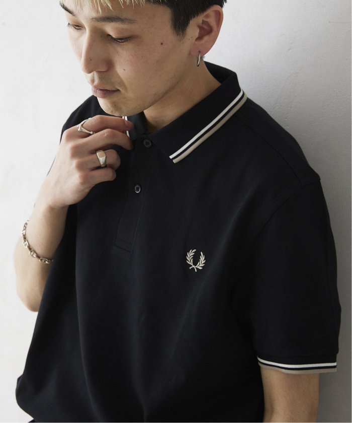 【大人気】未使用級✨フレッドペリーTWIN TIPPED M3600 L 黒 セール】FRED PERRY / フレッドペリー M3600 TWIN TIPPED