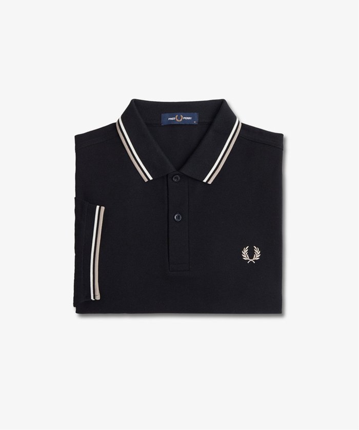 【大人気】未使用級✨フレッドペリーTWIN TIPPED M3600 L 黒 セール】FRED PERRY / フレッドペリー M3600 TWIN TIPPED