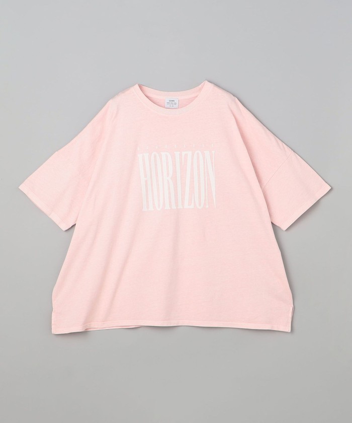 coen - doki2◆新品coen後ろフォトプリントゆるカットソー/＋他3点 セール 39%OFF】ピグメントプリントビッグTシャツ(506065838