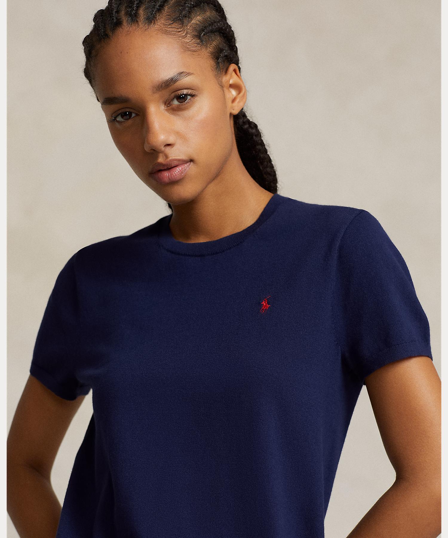 【POLO RALPH LAUREN】ショートスリーブ セーター コットンブレンド ショートスリーブ セーター | ラルフ ローレン