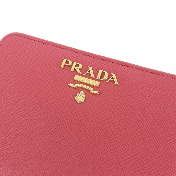 PRADA プラダ SAFFIANO METAL サフィアーノ レザー 二つ折り財布