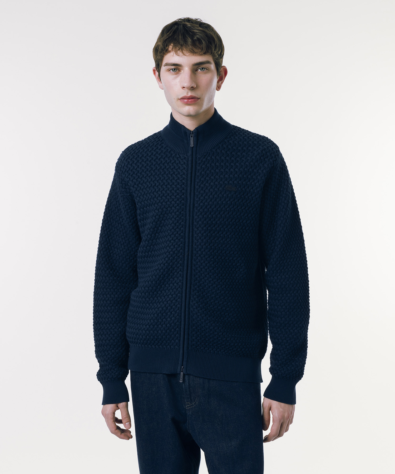 DT3009 LACOSTE ジップアップジャケット　L ラコステ ラコステ LACOSTE ジップアップストレッチハリントンジャケット