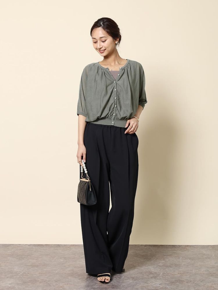 セール 39%OFF】フェンネル FENNEL パールアクセントシアー