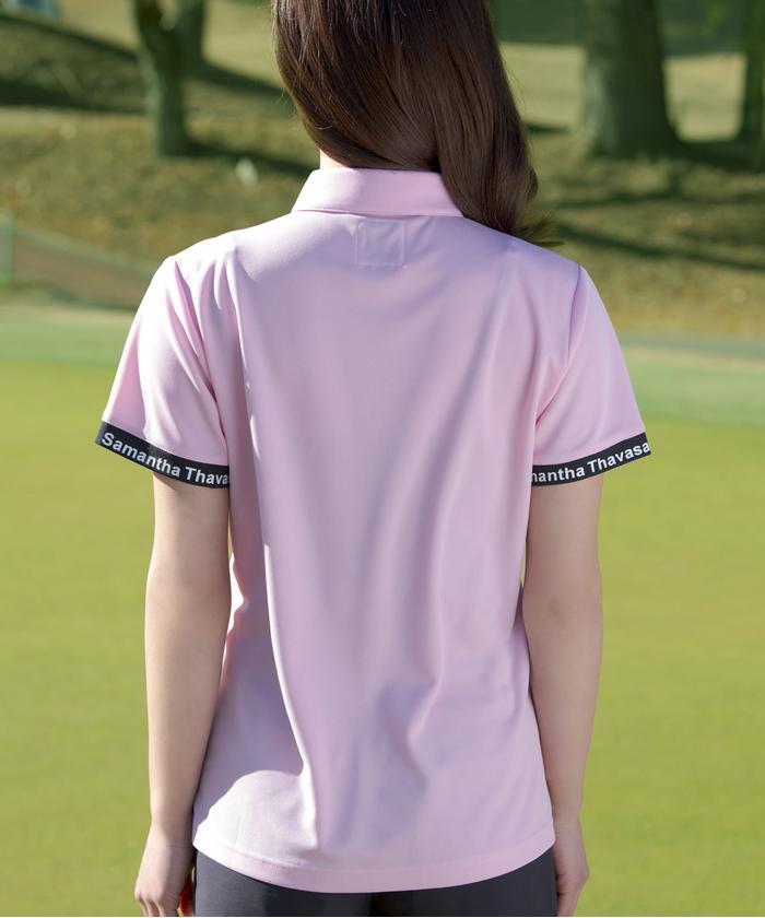 半袖ポロシャツ 紫〜ピンク 襟Tシャツ◇スポーツウェア 半袖ポロシャツ 紫〜ピンク 襟Tシャツ◇スポーツウェア