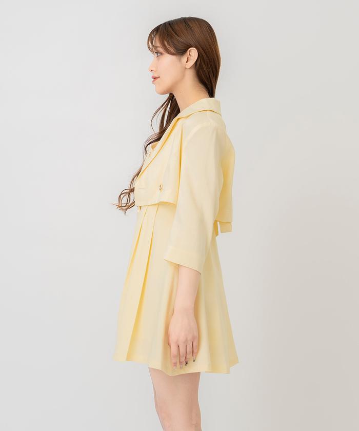 ショートジャケット×ミニワンピースセット(506104233 ショートジャケット×ミニワンピースセット(506104233