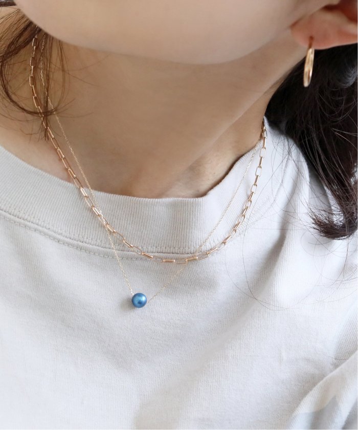 インディゴパール6mm1粒ネックレス K10(506104660) | リラ(Lilas