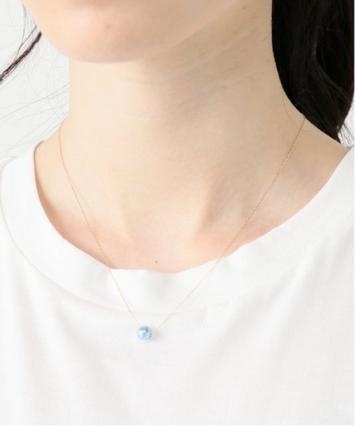 インディゴパール6mm1粒ネックレス K10(506104660) | リラ(Lilas