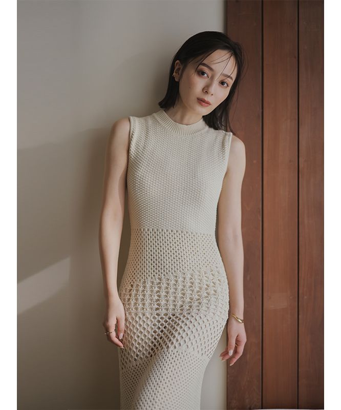 セール 20%OFF】クロシェニットマーメイドワンピース(506104995