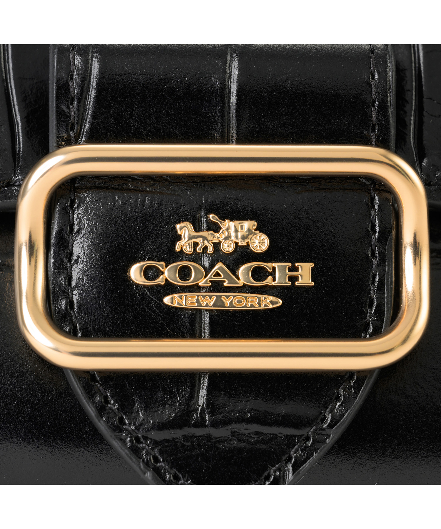新品☆COACH キーケース　メンズ エンボス ブラック レザー コインケース COACHコーチ キーケース シグネチャーエンボス ブラック | Pay ID