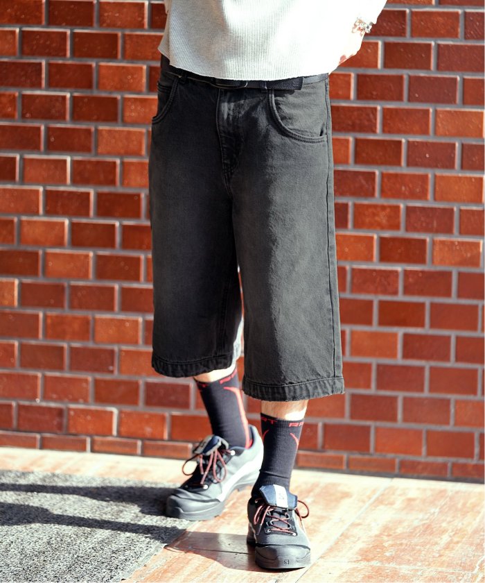 FADE WIDE DENIM SHORTS(506106005) | パルプ(PULP) - d fashion