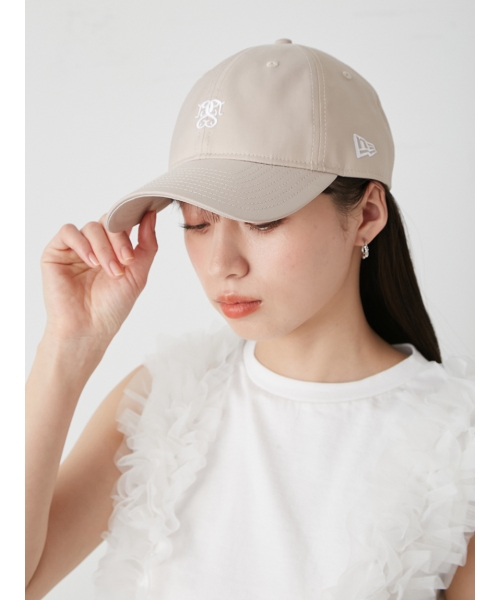 ★【SNIDEL|NEW ERA】エンブレムキャップ★ベージュ SNIDEL|NEW ERA(R)】エンブレムキャップ(506066587