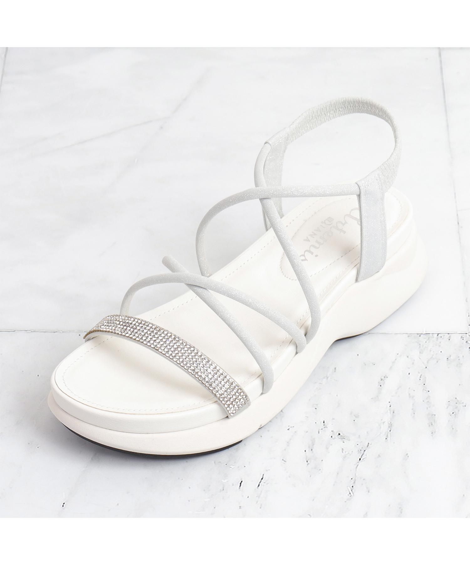 【美品】試着のみ　DIANA コードストラップ厚底スポーツサンダル セール 10%OFF】アルテミス バイ ダイアナ artemis by DIANA