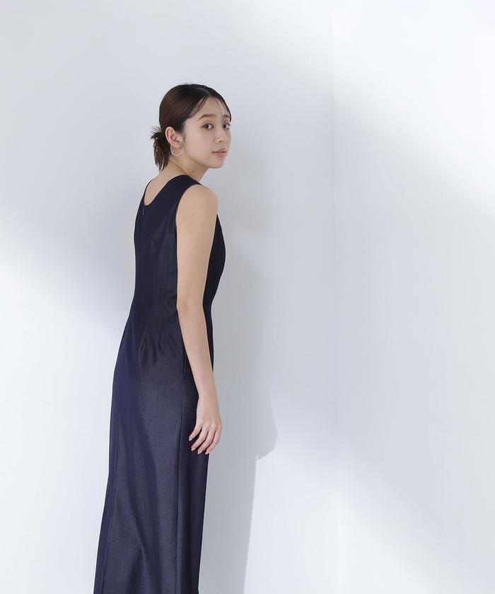 NATURAL BEAUTY BASIC ミニマルナローワンピース