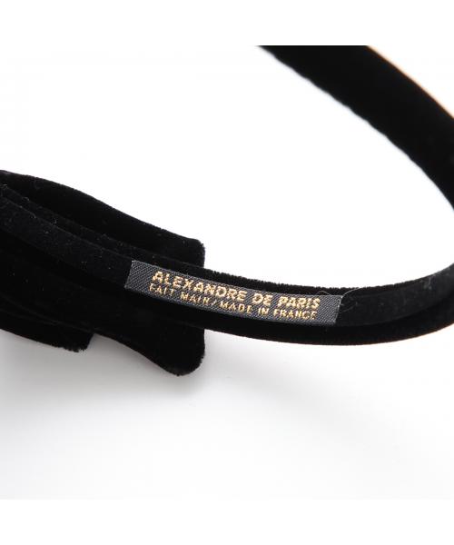 Alexander de Paris 黒 ベロア 1.5cmカチューシャ Alexander de Paris 黒 ベロア 1.5cmカチューシャ Alexander de