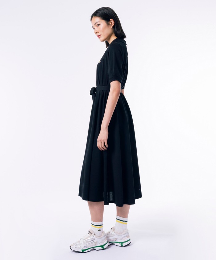 セール 30%OFF】ラコステ LACOSTE バックプラケットポロドレス