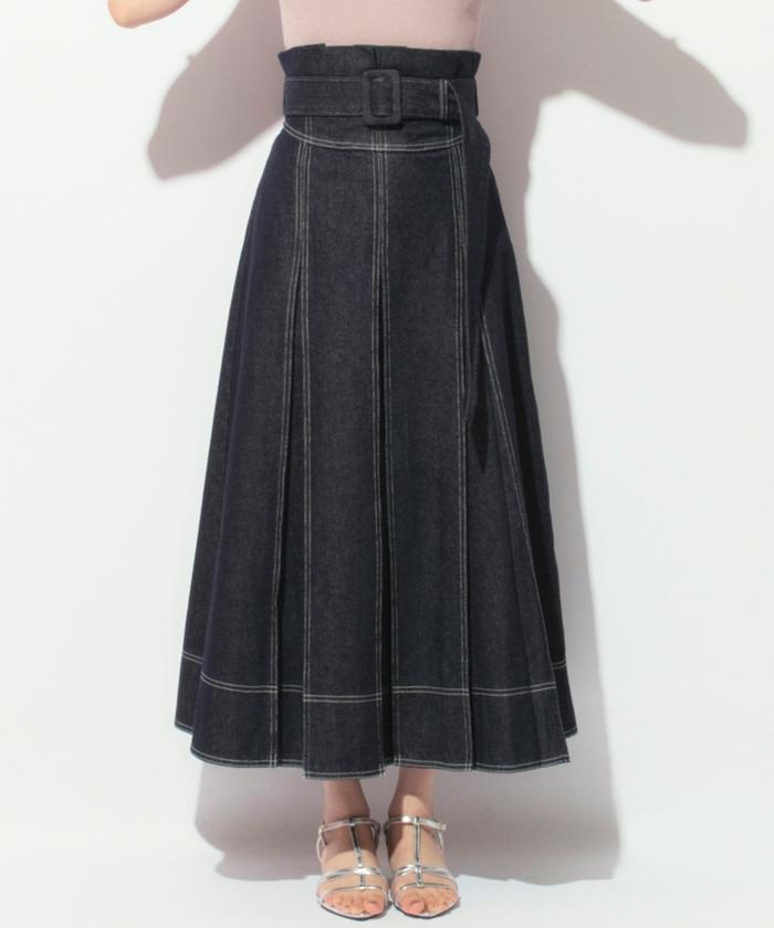 英国ブランド【Phase Eight】メイビスデニムスカート 関税込 tw-1664.jpg