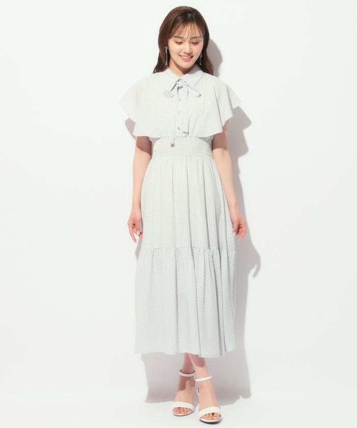 6/6(fri)10時発売】2WAYスリーブコットンティアードワンピース(F